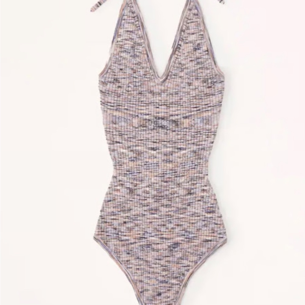 Abercrombie & Fitch Multicolor Knit Bodysuit